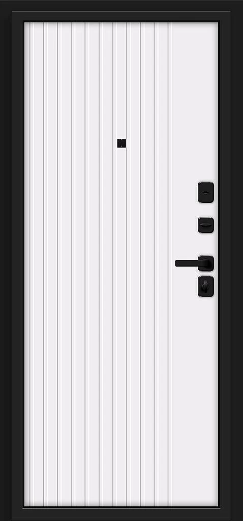 Входная дверь Граффити-32/SBlack Black Shell/White Pro BR6160 внутренняя сторона