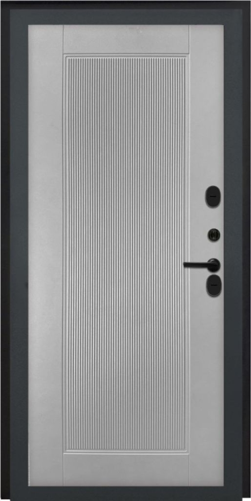 Входная дверь ДвериПРО Берген ПВХ 10мм Астрод Velutto Grigio DPRO195709 внутренняя сторона